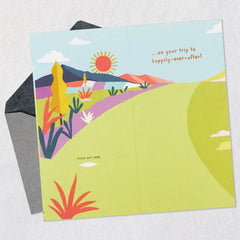 Trip to Happily-Ever-After Money Holder Bridal Shower Card