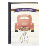 Lifetime of Happiness and Love Wedding Card