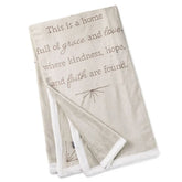This Home Is Full of Faith Throw Blanket, 50x60