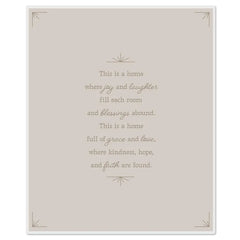 This Home Is Full of Faith Throw Blanket, 50x60