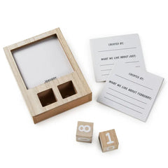 Happy Little Memories DIY Perpetual Calendar Picture Frame, 7x9.5
