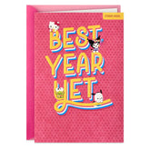 Sanrio® Hello Kitty and Friends Best Year Yet Birthday Card for Kids With Stickers