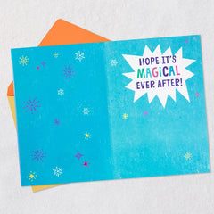 Hope It's Magical Birthday Card for Kids With Unicorn Backpack Clip