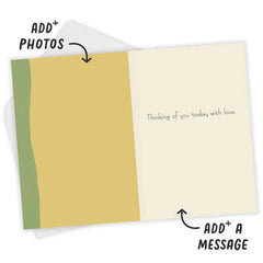 Kind Fun Wise Strong Papa Custom Father's Day Card