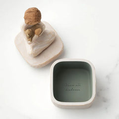 Willow Tree Kindness Girl With Cat Figurine Keepsake Box