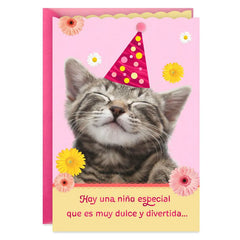Sweet in Every Way Spanish-Language Birthday Card for Girl