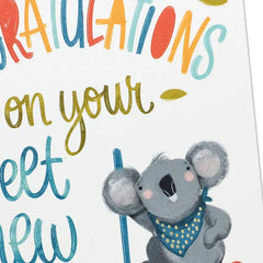 Congratulations on Your Sweet Grandson New Baby Boy Card for Grandparents