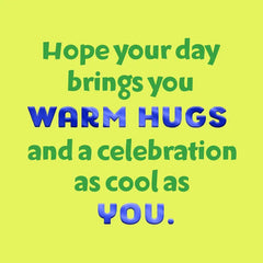 Warm Hugs Koala Birthday Card for Kid