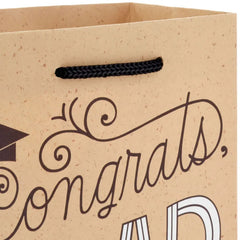 6.5" Cheers 8-Pack Small Graduation Gift Bags