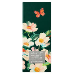 Lacey Chabert Collection Botanical Art Memo Pads in Folio, Set of 3