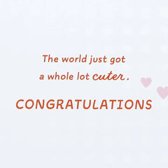 Little Ladybug New Baby Card for Girl