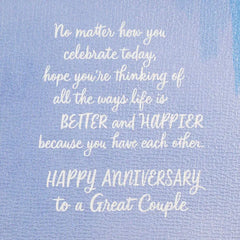 Goals for the Day Anniversary Card for Couple