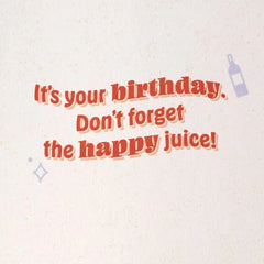 A Day Without Wine Funny Birthday Card With Coaster