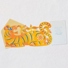 Year of the Tiger Chinese Zodiac Birthday Card