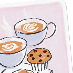 Lattes and Pastries Blank Card