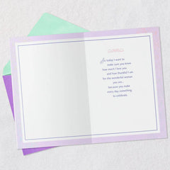 You're an Incredible Woman Birthday Card for Wife