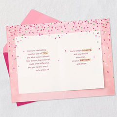 You're Simply Amazing Birthday Card for Daughter