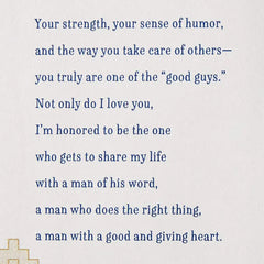 The Amazing Man I Love Anniversary Card for Husband
