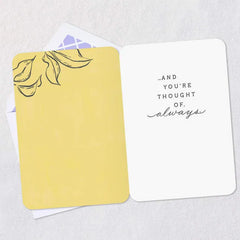 You're Never Alone Encouragement Card