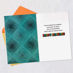 Let's Go Sports Graphics Lettering Birthday Card for Kids