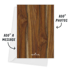 Joy's Begun Letter Board Flat Wedding Announcement