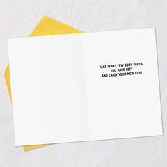 You Worked Your Butt Off Funny Retirement Card
