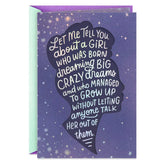 A Woman Who Makes the World Better Birthday Card for Daughter