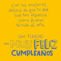 Special Person Spanish-Language Birthday Card