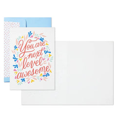 You Are Next Level Awesome Boxed Blank Note Cards Multipack, Pack of 10