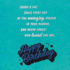 Never Forget How Loved You Are Birthday Card for Grandson