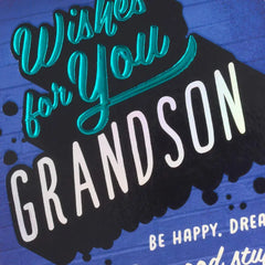 Never Forget How Loved You Are Birthday Card for Grandson