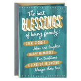 The Blessing of Being Family Birthday Card