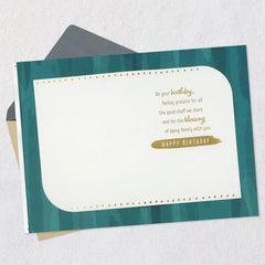 The Blessing of Being Family Birthday Card