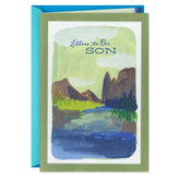 Letters to Our Son Birthday Card from Mom and Dad