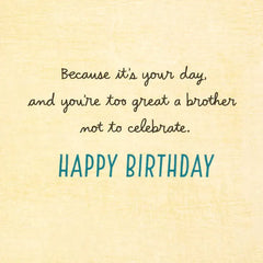 Today Will Be So Awesome Birthday Card for Brother
