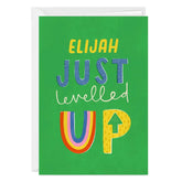 Levelled Up Custom Card