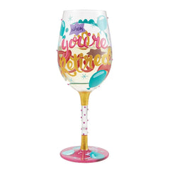 Lolita Life Is Better When Retired Wine Glass, 15 oz.