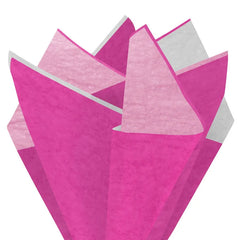 Light Pink, Hot Pink and White 3-Pack Assorted Tissue Paper, 12 sheets