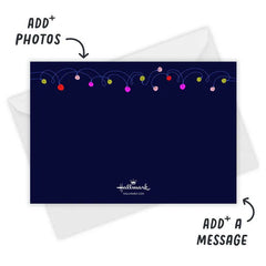Festive and Bright Flat Christmas Photo Card