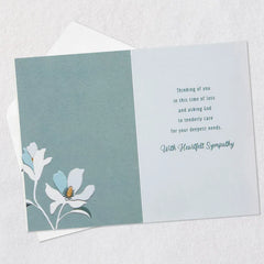 Our Prayers Are With You Religious Sympathy Card