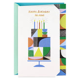 Happy Birthday and Happy Year Ahead Birthday Card