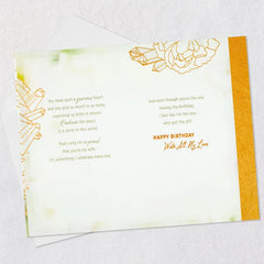 You See Goodness All Around You Romantic Birthday Card for Wife