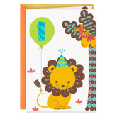 Cutest Cub in the Jungle First Birthday Card for Boys
