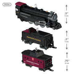 Mini Lionel® Pennsylvania Steam Locomotive Set Ornaments, Set of 3
