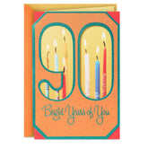 Every Candle Celebrates You 90th Birthday Card