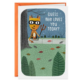 Little Devil Love You Lots Halloween Card