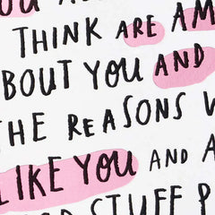 You're So Great I Ran Out of Room Funny Birthday Card