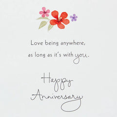 Love Anywhere With You 3D Pop-Up Anniversary Card