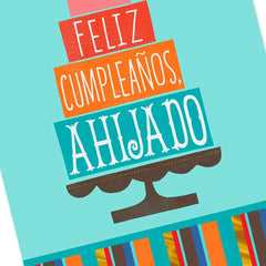 Love and Joy Spanish-Language Birthday Card for Godson
