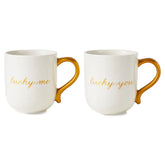 Lucky Me and Lucky You Mugs, Set of 2